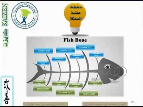 Ishikawa Diagram مخطط السبب والنتيجة Fish Bone Kaizen Supplies