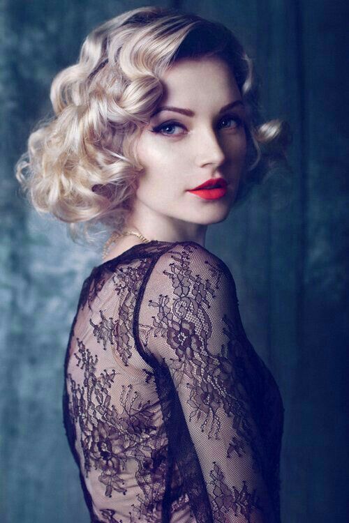 Retro look makeup idea
