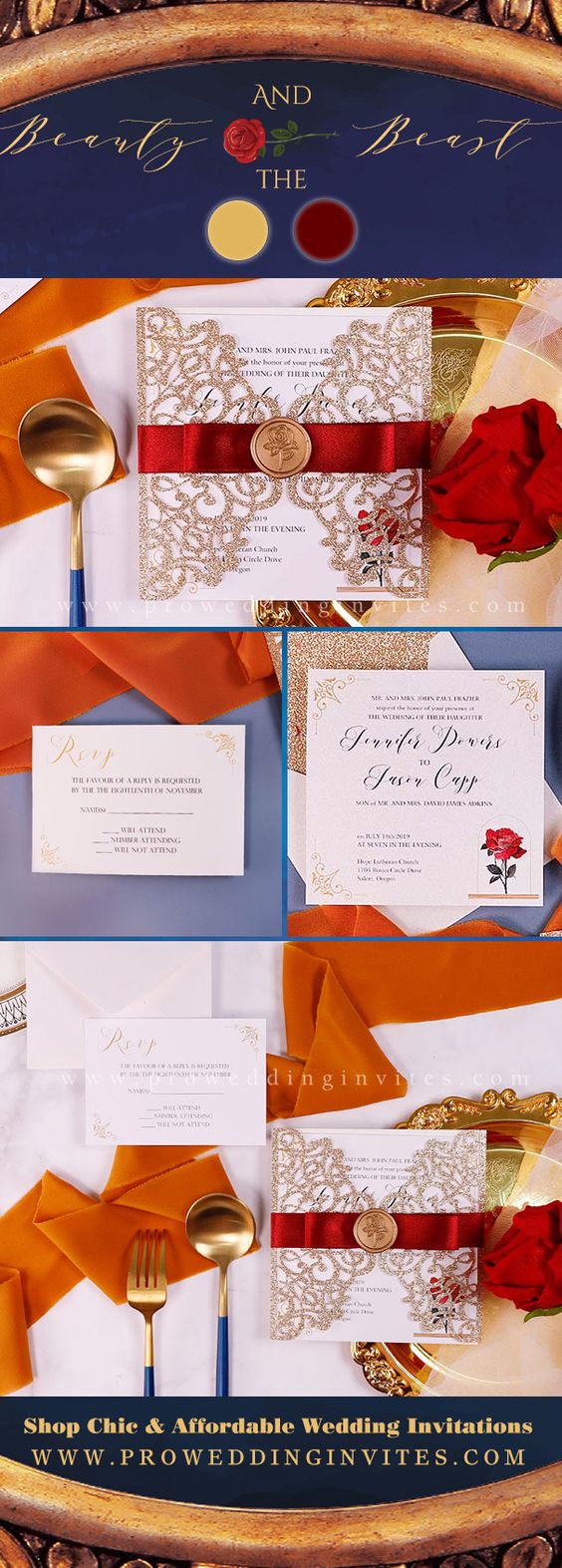 The Best Gold Wedding Colors Combos for 2021: Gold + Burgundy Wine