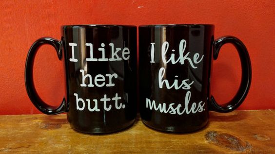 I Like Her Butt and I Like His Muscles by MommaBearsKeepsakes