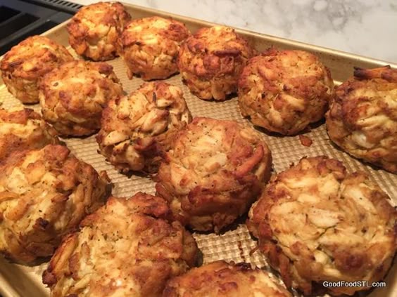 These award-winning crab cakes are the highlight of Faidley\'s Seafood in Lexington Market at Baltimore Harbor, Maryland, You\'ll never taste better!!!