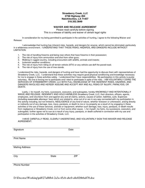 Waiver And Release Of Liability Form Sample - Swifter - waiver - sworn statement templates Waiver And Release Of Liability Form Sample - Swifter - waiver - sworn statement templates