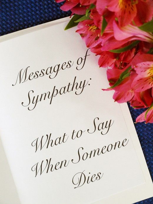 Messages of Sympathy What to Say When Someone Dies Sympathy - sympathy message Messages of Sympathy What to Say When Someone Dies Sympathy - sympathy message
