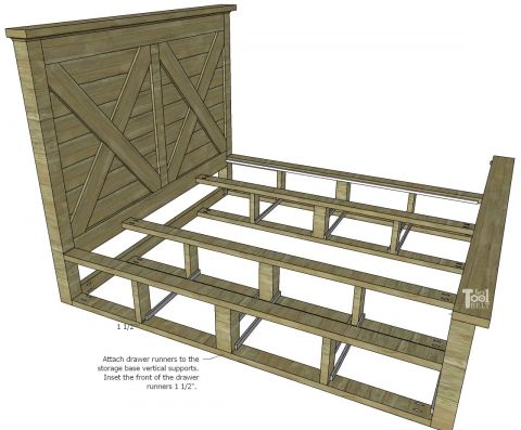 King X Barn Door Farmhouse Bed Plans Her Tool Belt Diy Frame Size Bedding King Size Bed Frame Diy Farmhouse Bedding, King Bed Plans With Storage