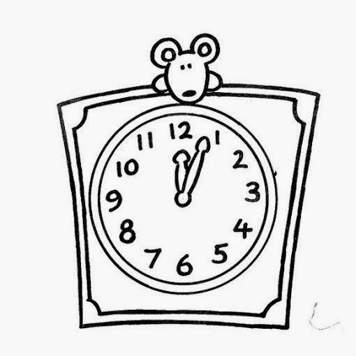 Maestra De Infantil Dibujos Grandes Para Colorear Por Ninos De 3 Anos En 2020 Relojes Blancos Paginas Para Colorear Reloj De Arena Dibujo