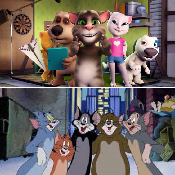 What\'s Up By Talking Tom And Friends And Tom & Jerry