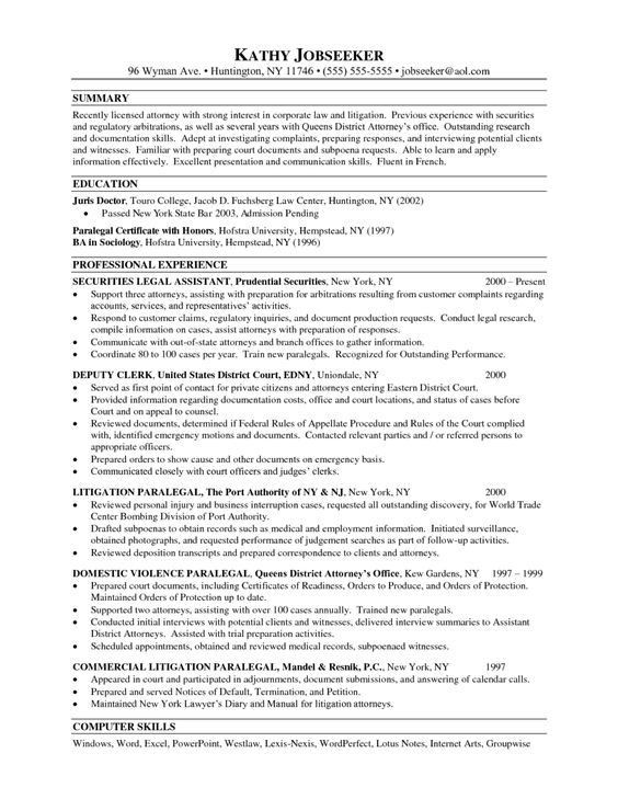 attorney cover letter in house what should an attorney cover family law attorney resume