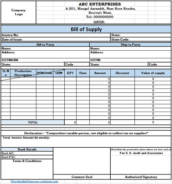 Download GST Export Invoice Format In Excel Under GST Regime GST - proforma payslip Download GST Export Invoice Format In Excel Under GST Regime GST - proforma payslip
