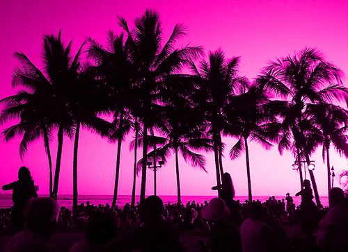 Things that are pink, beautiful sunset