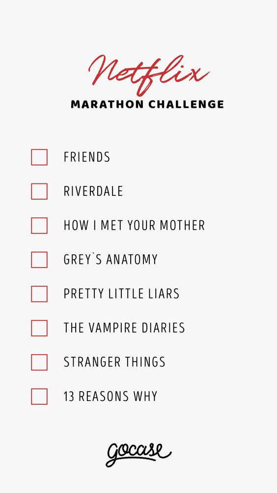 Sunday is always Netflix and chill, right?