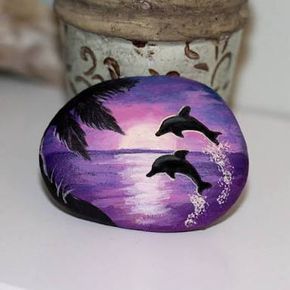 wallpapers Dolphin Rock Painting Ideas Sunset pin on cool things to do with your child