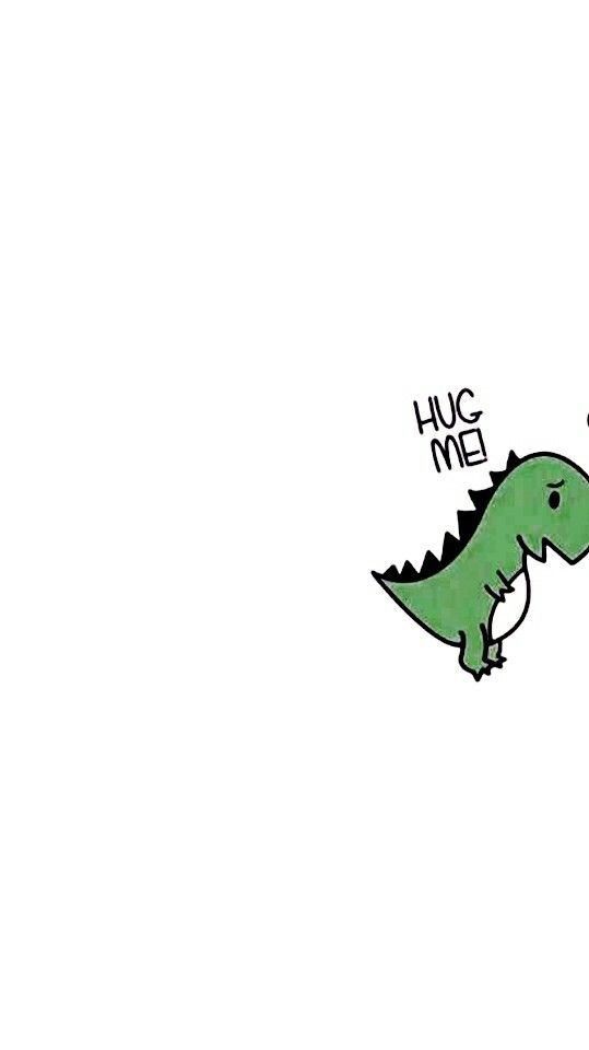 Iphone Wallpapers Odd Ducky Dinosaur Pair Wallpaper Wallpaper Teman Wallpaper Pasangan Wallpaper Kartun Lucu