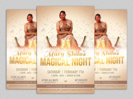 Jazz Concert Flyer Template by Godserv Marketplace on Creative - birthday flyers template Jazz Concert Flyer Template by Godserv Marketplace on Creative - birthday flyers template