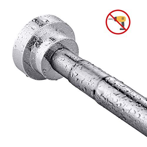 Amazon Com Beigoo 25mm Easy Install Curtain Rod No Drilling