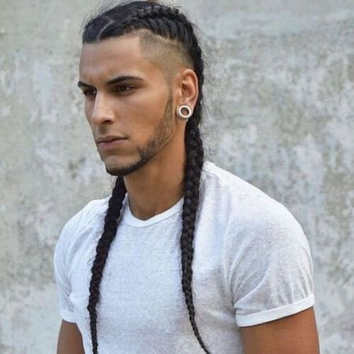 Two,braid Long Hairstyles for Men in 2019