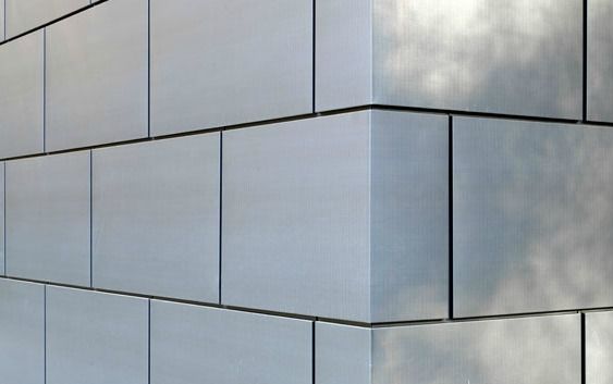 Exterior Metal Wall Panels zinc exterior cladding - aia tour "unfinished" style vmzinc wall Exterior Metal Wall Panels zinc exterior cladding - aia tour "unfinished" style vmzinc wall