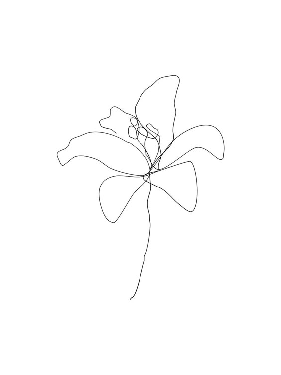Lily Flower - Tattoo