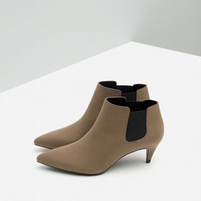 Image 2 of MID HEEL ANKLE BOOT from Zara