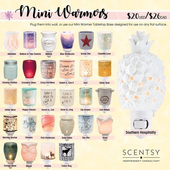 2019 Mini Warmers Scentsy Marketing Wax - Small Scentsy Warmer 2019 Mini Warmers Scentsy Marketing Wax - Small Scentsy Warmer