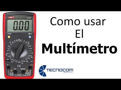 Como Usar El Multimetro Digital Medir Voltaje Corriente Y Continuidad El Imagenes De Electricidad Herramientas De Electricidad Electricidad Y Electronica