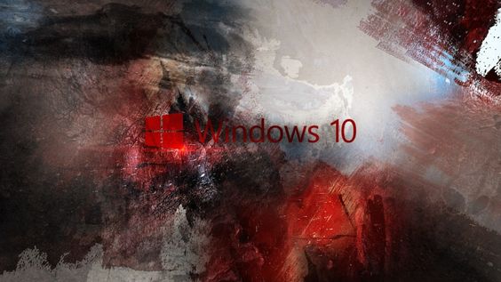 Windows 10 Black Logo On Red Wallpaper Red Wallpaper Cool Desktop Wallpapers Hd Wallpapers For Pc