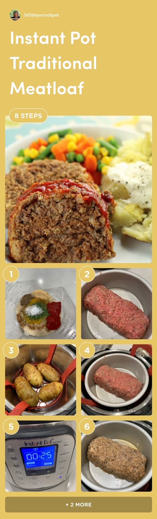 Instant Pot Meatloaf How To Cook Meatloaf In A Pressure Cooker Recipe How To Cook Meatloaf Instant Pot Recipes Instant Pot Dinner Recipes