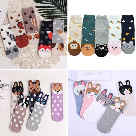 3 Pairs Baby Toddler Coral Velvet Socks Baby Cartoon Claw Non Slip Ankle Boat Socks