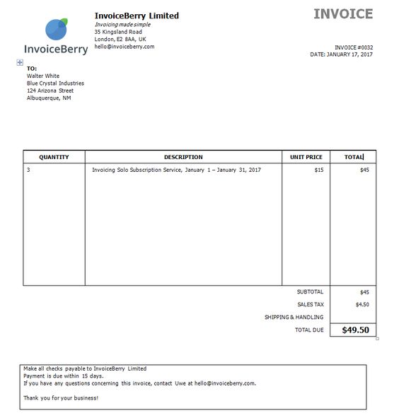 Your completed invoice What Is an Invoice And How Can I Make One - making invoices Your completed invoice What Is an Invoice And How Can I Make One - making invoices