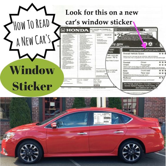 Remember those mattress tags that could only be removed by the consumer? They have them for cars called Monroney. Learn now to read it. #newcar #monroney #carstats #buycar