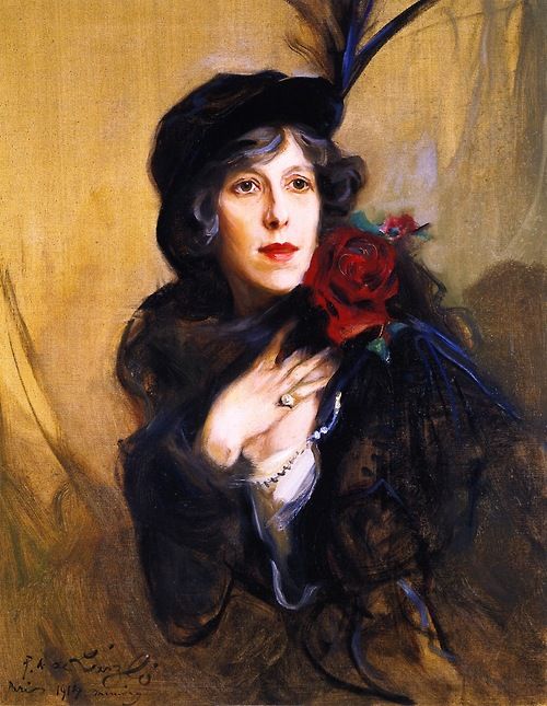Baroness Conrad de Meyendorff, nee Nadine Vladimirnova Louguinine - Philip Alexius de Laszlo 1914