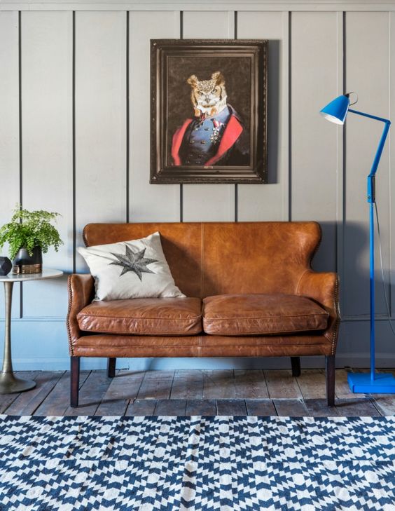 Bán sofa da thật tphcm màu nâu dễ dàng mà không kén khách