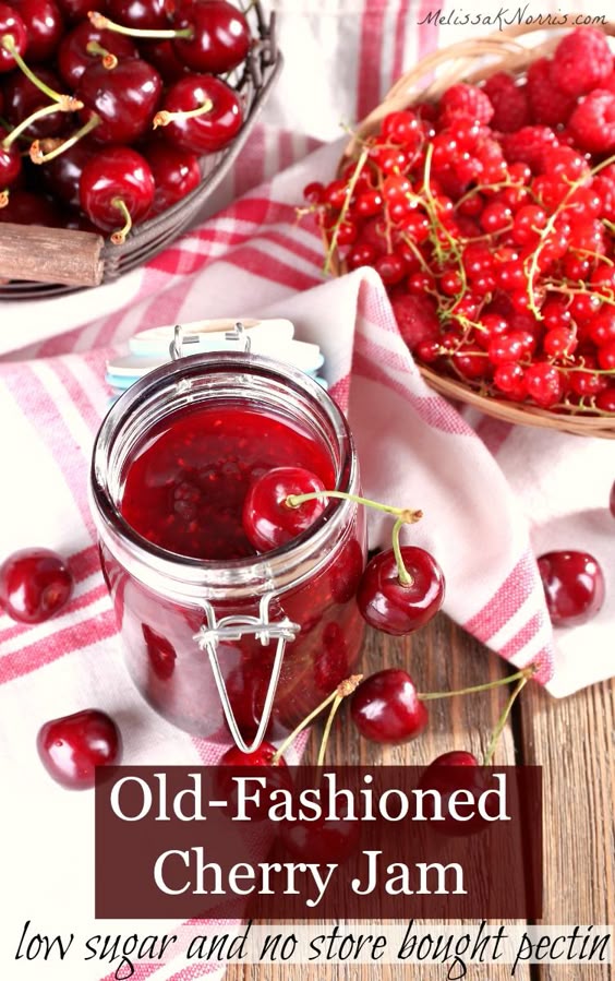 Cherry Jam Recipe Without Pectin And Low Sugar