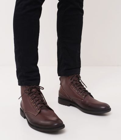 Bota Coturno Masculina Satinato Genuine - Renner | Coturno masculino, Bota coturno masculina, Moda masculina casual