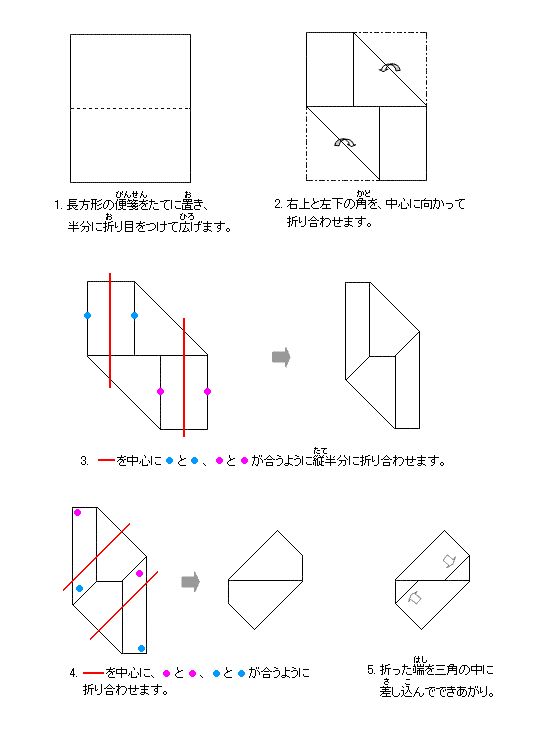 可愛い手紙の折り方 基本編 手紙の折り方ガイド 手作り封筒 手紙 おりがみ ラッピング 可愛い手紙の折り方 基本編 手紙の折り方ガイド 手作り封筒 手紙 おりがみ ラッピング