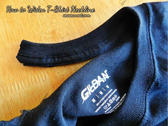 How To Fix A Tight Neckline On T-shirt How To Fix A Tight Neckline On T-shirt