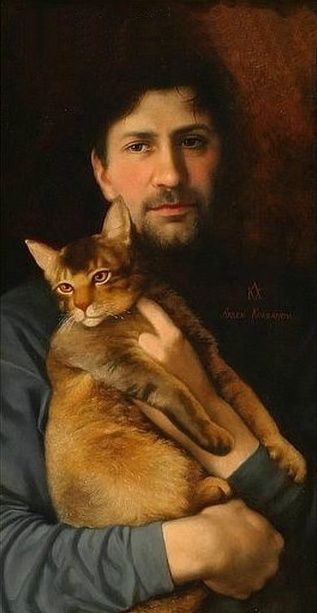 L"homme au Chat. (Arsen Kurbanov):
