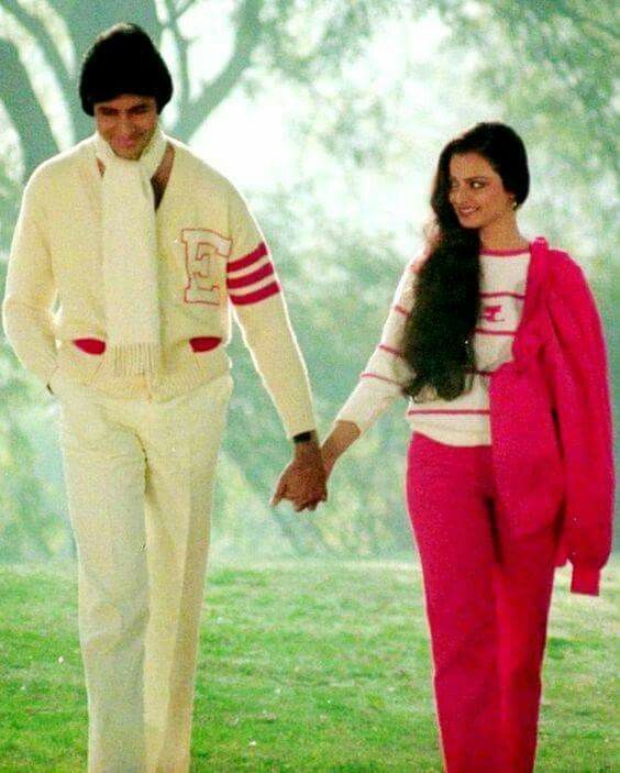 Rekha and Amitabh