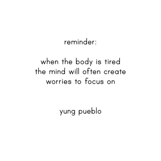 One of the most powerful things we can do to support our peace of mind is to make sure we get proper rest. A tired mind has the tendency ofâ¦