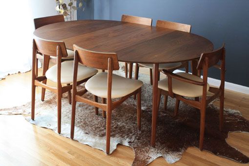 Midcentury Modern Finds Dining Table Mid Century Room Furniture Midcentury Modern Dining Table, Mid Century Modern Round Dining Table With Leaves