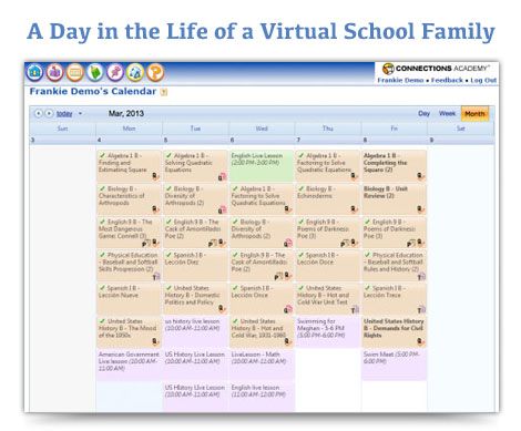 how to get school schedule online