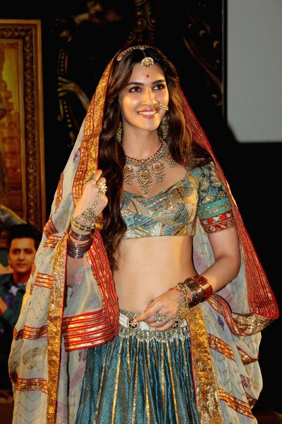 Actress Kriti Sanon at the trailer launch of their upcoming film "Housefull 4" in Mumbai on Sep 27, 2019. - Kriti Sanon