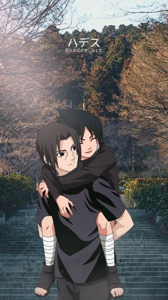 Itachi and Sasuke wallpaper by hxdes_art - Download on ZEDGEโข | 2582