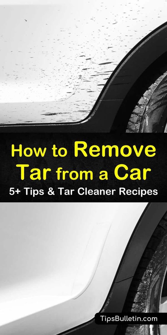 How to Remove Tar from a Car