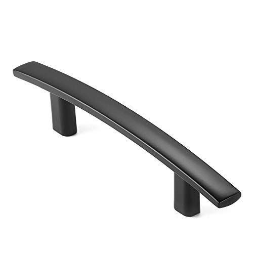 Cauldham 25 Pack Solid Kitchen Cabinet Arch Pulls Handles Https Www Dp B07gk9h5mr Ref Cm Black Cabinets Black Cabinet Hardware Cabinet Hardware