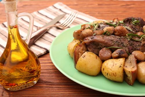 Receta De Redondo De Ternera Al Horno Con Manzana Unareceta Com Recipe Food Meat Beef
