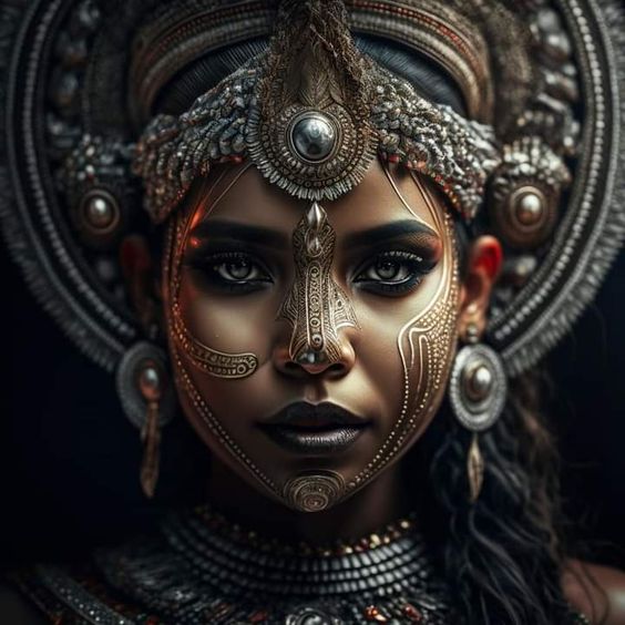 Hindu god Al art