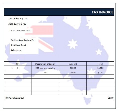 Australian Tax Invoice 15 Austrialian Tax Invoice Templates - invoice with gst template Australian Tax Invoice 15 Austrialian Tax Invoice Templates - invoice with gst template