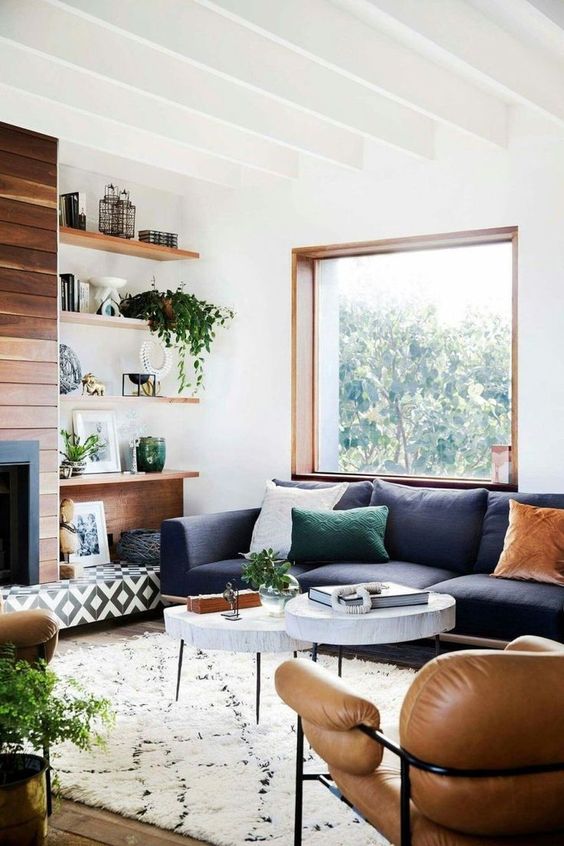 Cách sắp xếp sofa da màu đen đẹp khi mua sofa da thật ở đâu