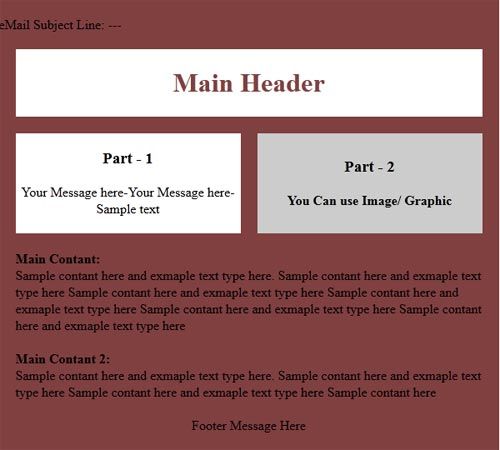 eMail HTML Format and Sample Email HTML email newsletter is the - sample email eMail HTML Format and Sample Email HTML email newsletter is the - sample email