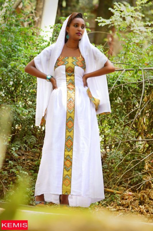 Traditional Ethiopian Dresses – Page 2 – Kemis Designs | Ethiopian dress, Ethiopian  clothing, Ethiopian traditional dress